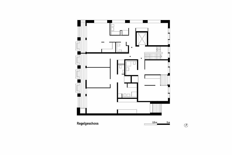DZP 2015 Wohnen Kirche im Westhafen Frankfurt Regelgeschoss