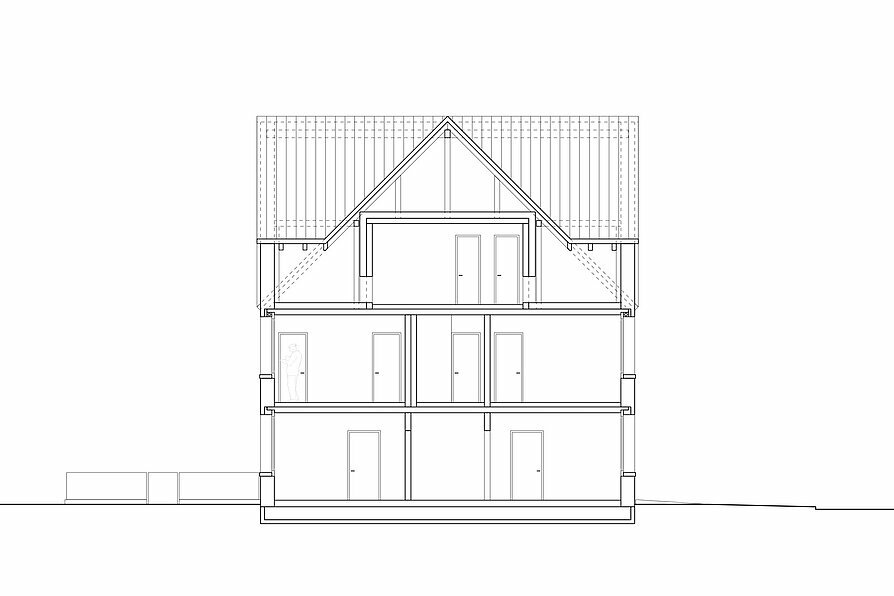 DZP 2015 Pfarrhaus St. Georg Querschnitt