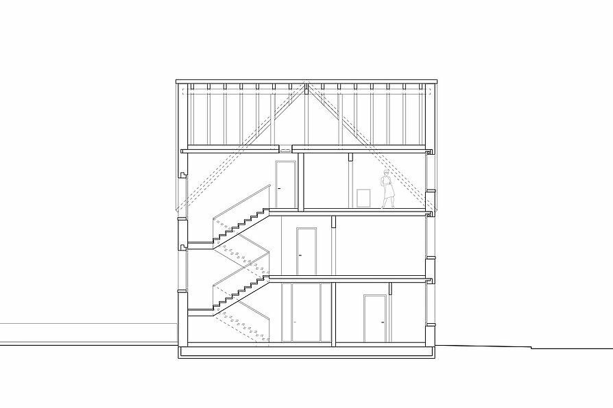 DZP 2015 Pfarrhaus St. Georg Längsschnitt